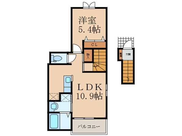 クロス　ウイングⅠの物件間取画像